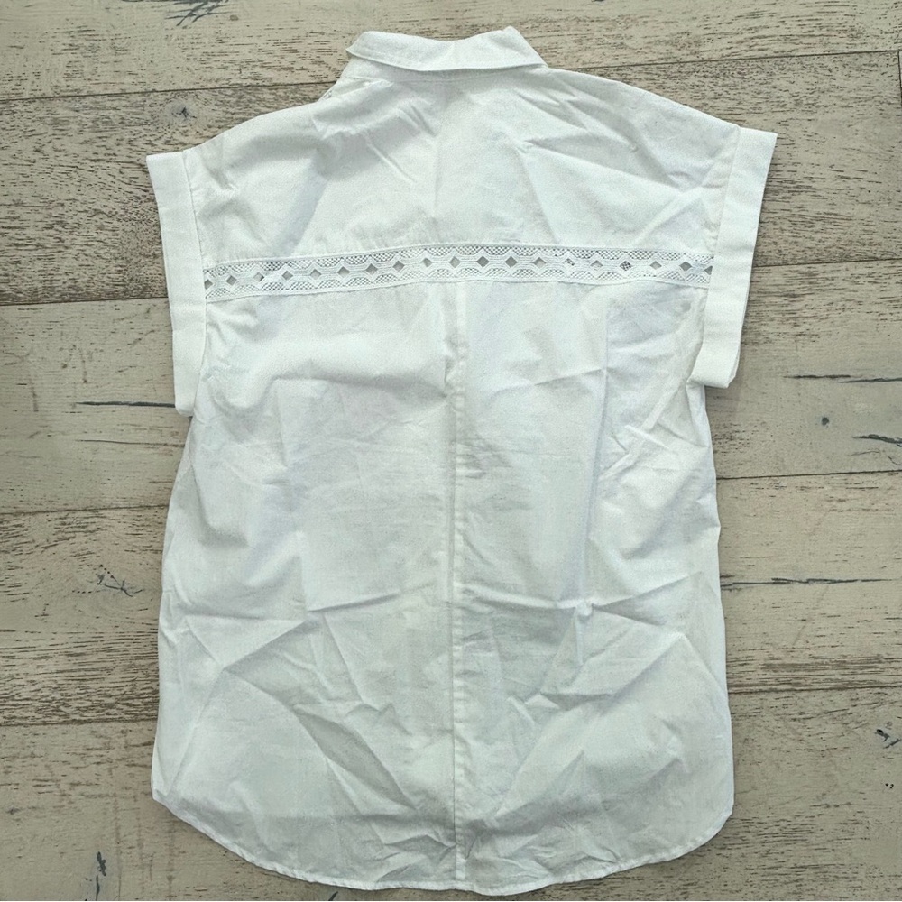 Maye White Tahlia Women's Top - Picture 4 of 4